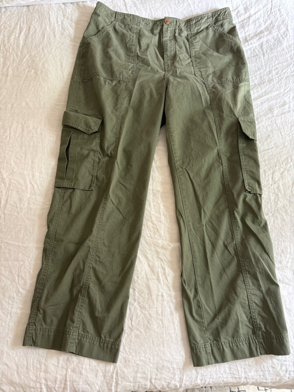 Abercrombie & Fitch Olive Utility Cargo Pants